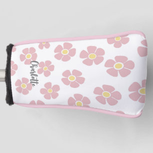 Couvre-club De Golf Pink Daisies Ladies Golf Head Cover