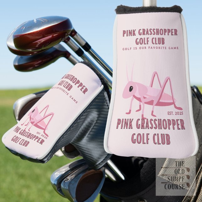 Couvre-club De Golf Pink Grasshopper Golf Club (Créateur téléchargé)