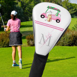Couvre-club De Golf Pink Green élégant Clubs de panier Monogramme *<br><div class="desc">Unique et charmant — rose et vert — fait avec goût. C'est un grand cadeau pour tous les amateurs de golf — fun / attrayant / unique. Personnalisez-le avec vos initiales/monogramme — prêt à courir — couverture de tête de golf — C'est un cadeau formidable pour les amateurs de golf...</div>