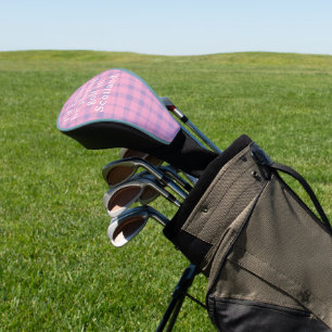 Couvre-club De Golf Pink Lilac Je préfère jouer au golf en Écosse