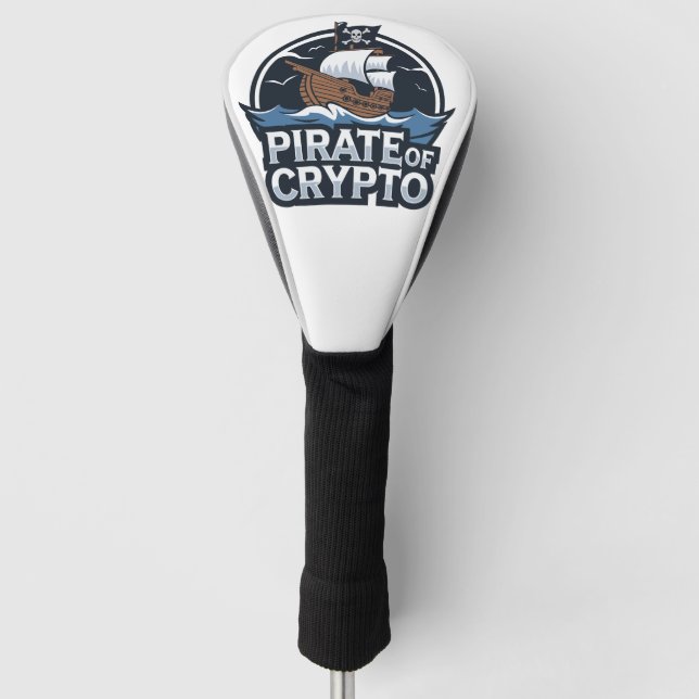 Couvre-club De Golf Pirate de Crypto (Devant)
