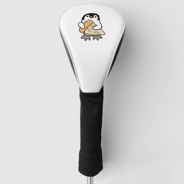 Couvre-club De Golf Pizza Penguin Golf Balls (Devant)