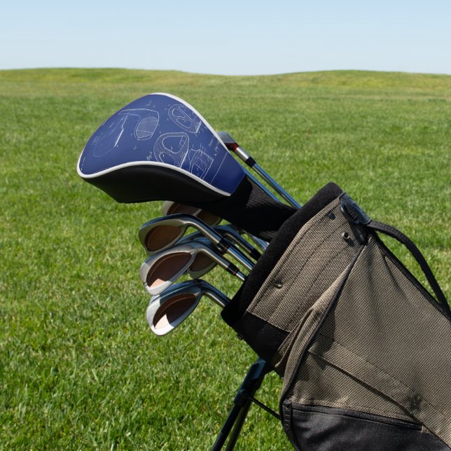 Couvre-club De Golf Plan de golf (In Situ)