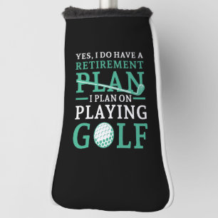 Couvre-club De Golf Plan de retraite Golf