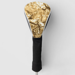 Couvre-club De Golf Plis Dorés Écrasés