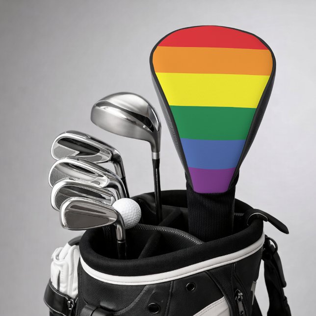 Couvre-club De Golf Plus de fierté moins de préjugés Mois de la fierté (Créateur téléchargé)