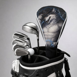 Couvre-club De Golf Plus de Monsieur Gentil Garçon Mème drôle de Loup