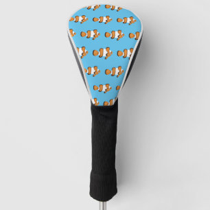 Couvre-club De Golf Poisson clown tropical lumineux