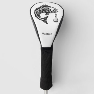 Couvre-club De Golf Poisson de nom personnalisé