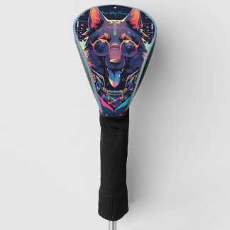 Couvre-club De Golf Pop Art Anime German Shepherd Dog 003 - Victoria S