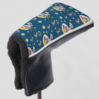 Couvre-club De Golf Poulets rétro