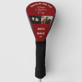 Couvre-club De Golf Pour toujours dans votre équipe Saint-Valentin 2 P