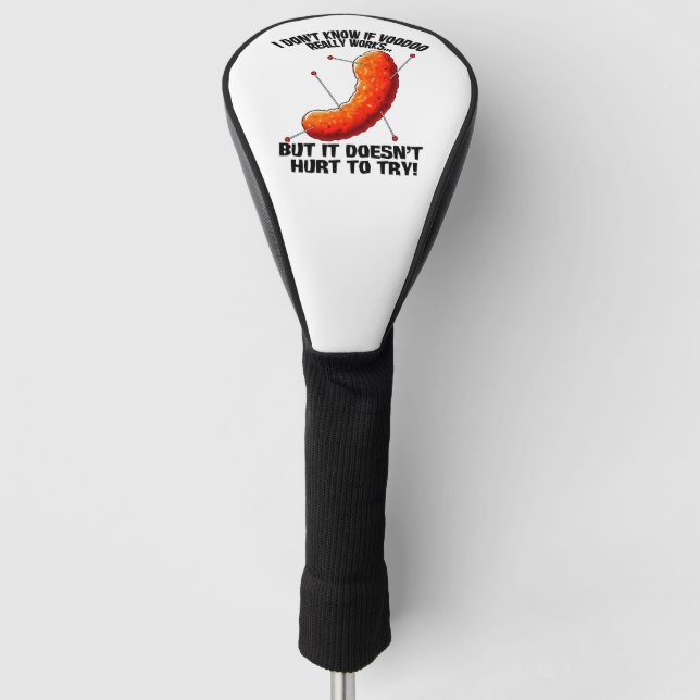 Couvre-club De Golf Pousse de fromage Voodoo - Plaisanterie anti-Trump (Devant)