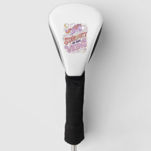 Couvre-club De Golf Poussière d'étoile de licorne dans mes veines conc