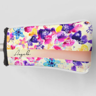 Couvre-club De Golf Prairie de fleurs sauvages Fleurs shabby