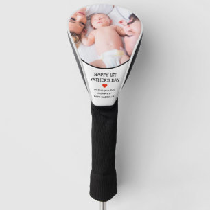 Couvre-club De Golf Première Fête des pères Cadeau Cute Photo