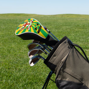 Couvre-club De Golf Premium Jamaica Golf & Jamaican Flag / Patriotes