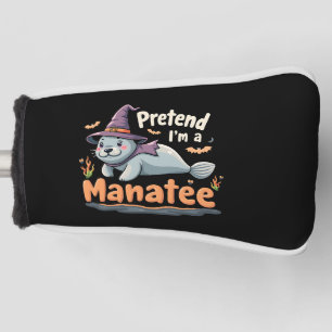 Couvre-club De Golf Prétendre que je suis Manatee Éffrayant Halloween