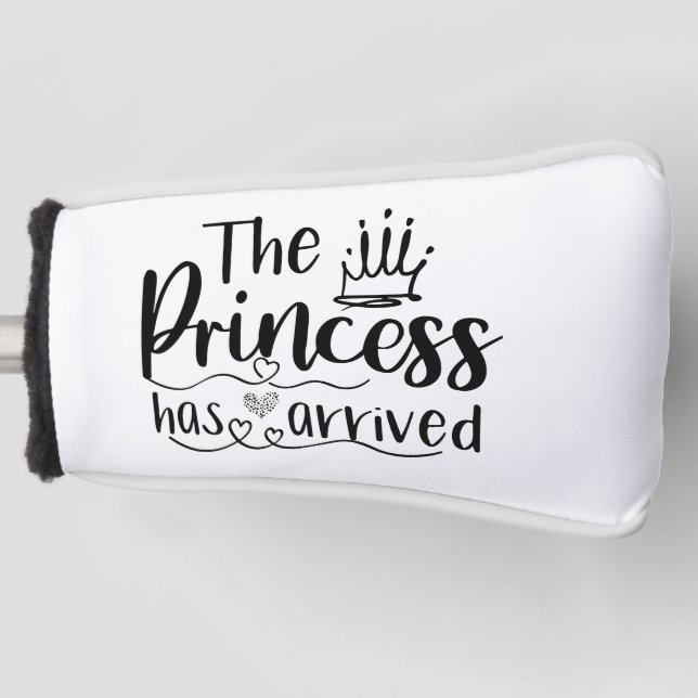 Couvre-club De Golf Princesse est arrivée petite fille mignonne (Devant)
