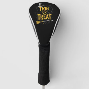 Couvre-club De Golf Prof de maths Halloween Trig ou traiter l'école