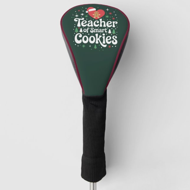Couvre-club De Golf Professeur de Noël de Smart Cookies  (Devant)