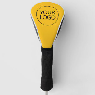 Couvre-club De Golf Professionnel Personnalisé Logo Entreprise Jaune E