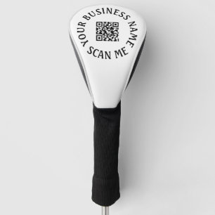 Couvre-club De Golf Promotion du code QR d'entreprise personnalisé