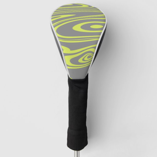 Couvre-club De Golf Punch de Gray et Lime (Devant)