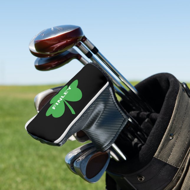 Couvre-club De Golf Putter Monogram Shamrock (In Situ)