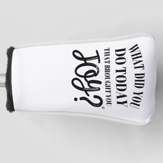 Couvre-club De Golf Qu'avez-vous fait aujourd'hui pour vous apporter l (Devant)