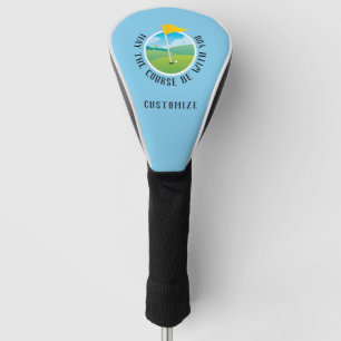 Couvre-club De Golf Que Le Parcours Soit Avec Vous Couverture De Tête 