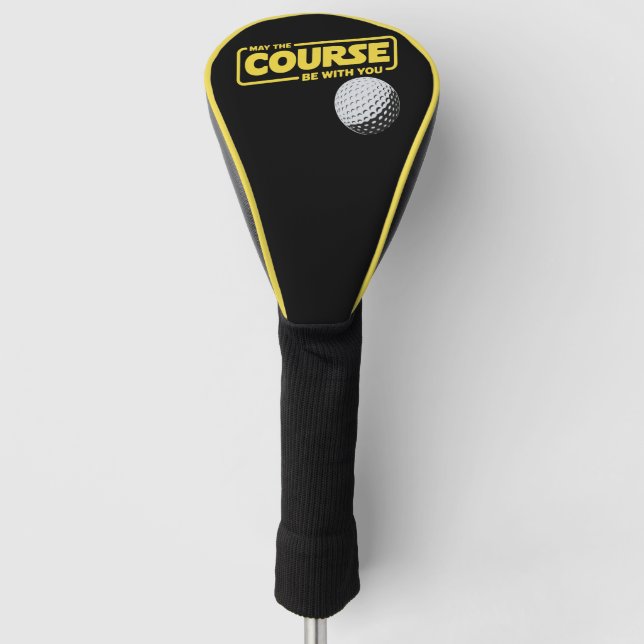 Couvre-club De Golf Que le parcours soit avec vous Golf drôle de golf (Devant)