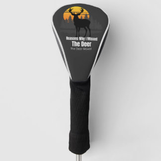 Couvre-club De Golf Raisons pour lesquelles j'ai raté le cerf
