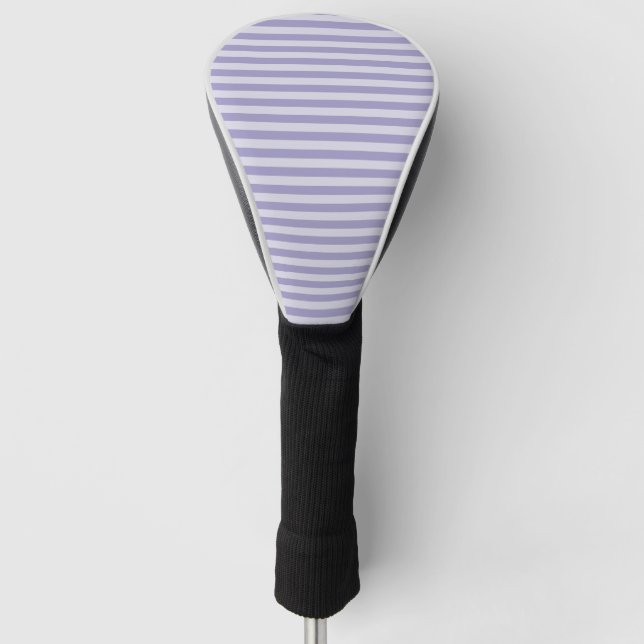 Couvre-club De Golf Rayures violettes (Devant)