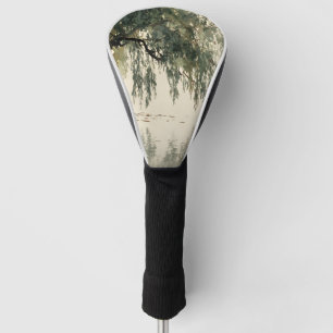 Couvre-club De Golf Reflet d'arbre de saule serein Art de la nature (1