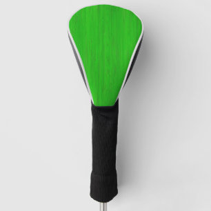 Couvre-club De Golf Regard du bois en bambou vert clair de grain