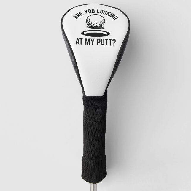 Couvre-club De Golf Regarde-Tu Mon Putt (Devant)