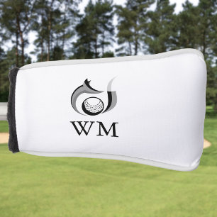 Couvre-club De Golf Renard et Balle Monogramme Personnalisé