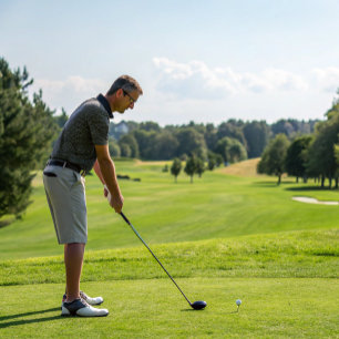 Couvre-club De Golf Rester concentré Phrase motivationnelle avec tex