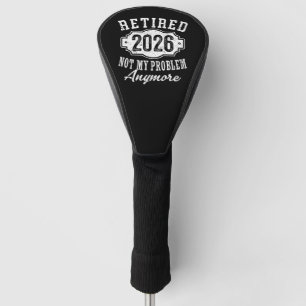 Couvre-club De Golf Retraite Vintage 2026 pour hommes et femmes retrai