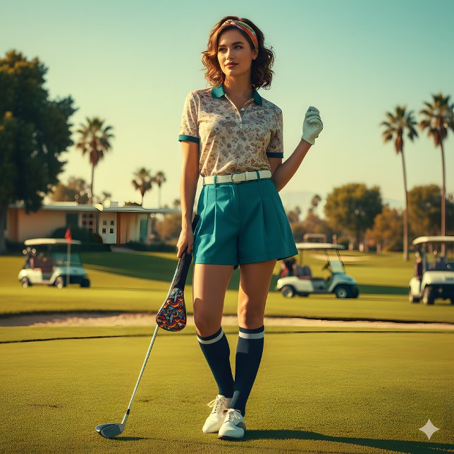 Couvre-club De Golf Retro Champhroom Groove Golf Head Couvercle (Créateur téléchargé)