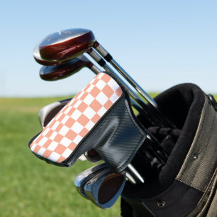 Couvre-club De Golf Retro Checkerboard