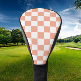 Couvre-club De Golf Retro Checkerboard