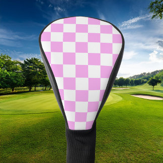Couvre-club De Golf Retro Checkerboard