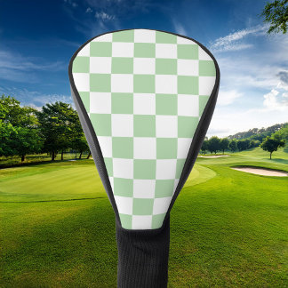 Couvre-club De Golf Retro Checkerboard