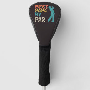 Couvre-club De Golf Retro Golfer - Best Papa By Par