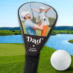 Couvre-club De Golf Retro Golfer DAD Photo personnalisée<br><div class="desc">DAD ... Deux de vos favoris, le golf et vos enfants ! Maintenant, vous pouvez les emmener avec vous pendant que vous jouez 18 trous. Customisez ces couvertures de tête de golf DAD avec la photo et le nom préférés de votre enfant. Grand cadeau à tous les amateurs de golf...</div>