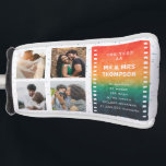 Couvre-club De Golf Retro Sunset 4 Photo Mr and Mrs 1st  Anniversary<br><div class="desc">Are you looking for golf anniversary gifts for him, wedding anniversary golf head cover? Look at our Retro Sunset 4 Photo Mr and Mrs 1st Anniversary Golf Head Cover! Whether you're marking an important wedding anniversary milestone in your relationship or want to express gratitude for everything, this first year anniversary...</div>