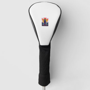 Couvre-club De Golf Retro Sunset Lhasa Apso Dog