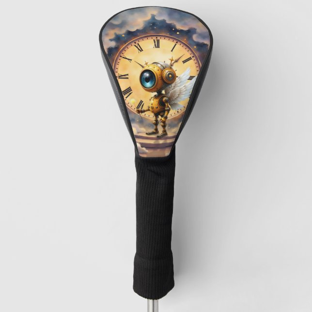 Couvre-club De Golf Robby the Winged Timekeeper – Wings of Time Series (Devant)